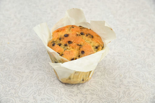 Bild von Muffin mit Schokostückchen